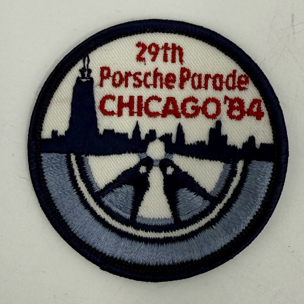 Porsche Club of America PCA 1984 Chicago 29th Porsche Parade Cloth Patch NWOT